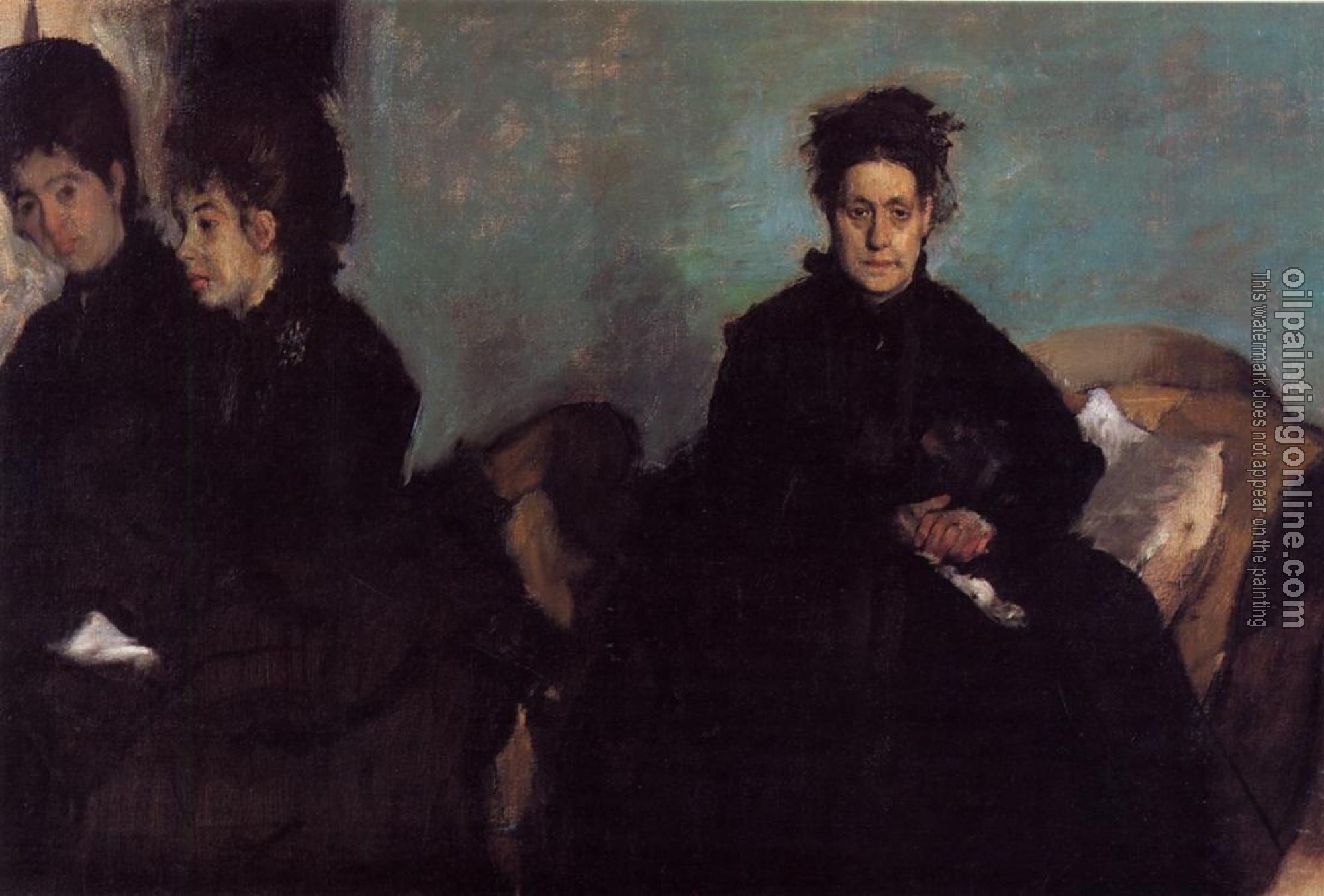 Degas, Edgar - The Duchess di Montajesi with Her Daughters